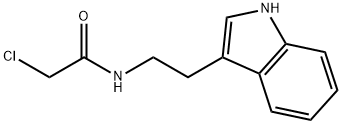 色胺,N-氯乙酰基- 结构式