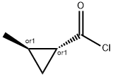 2-METHYL-CYCLOPROPANECARBONYL CHLORIDE 结构式