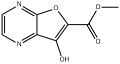 Furo[2,3-b]pyrazine-6-carboxylic  acid,  7-hydroxy-,  methyl  ester 结构式