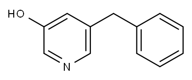 5-苄基-3-吡啶醇 结构式