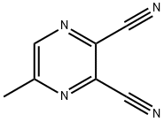 2,3-二氰-5-甲基吡秦 结构式