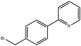2-(4-溴甲基苯基)吡啶 结构式