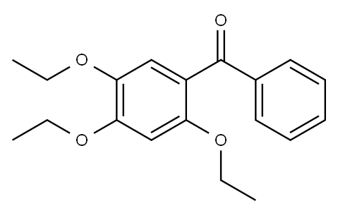 2,4,5-三乙氧基苯甲酮 结构式