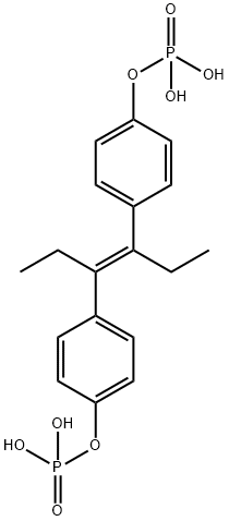 乙烯雌酚二磷酸酯 结构式
