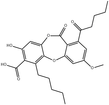 LOBARIC ACID 结构式