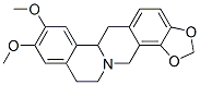 5,6,8,13-Tetrahydro-2,3-dimethoxy-9,10-(methylenedioxy)-13aH-dibenzo[a,g]quinolizine 结构式