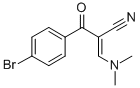 2-[(DIMETHYLAMINO)METHYLENE]-3-(4-BROMOPHENYL)-3-OXO-PROPANENITRILE 结构式