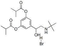 5-[2-[(1,1-dimethylethyl)amino]-1-hydroxyethyl]-1,3-phenylene bisisobutyrate hydrobromide 结构式