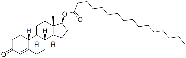 17beta-hydroxyestr-4-en-3-one 17-palmitate  结构式