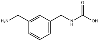 [[3-(aminomethyl)phenyl]methyl]carbamic acid 结构式