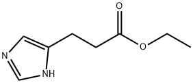 3-(1H-IMIDAZOL-4-YL)-PROPIONIC ACID ETHYL ESTER 结构式