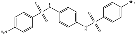 4-amino-N-[4-[(4-aminophenyl)sulfonylamino]phenyl]benzenesulfonamide 结构式