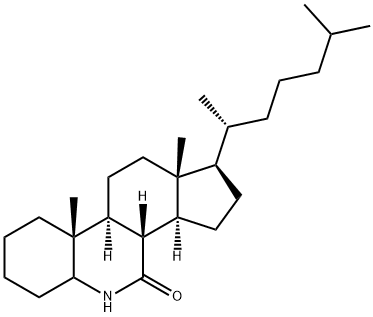 6-Azacholestan-7-one 结构式