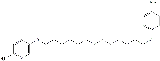 4,4'-(1,13-Tridecanediyl)dioxydianiline 结构式