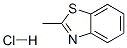 Benzothiazole, 2-methyl-, hydrochloride (9CI) 结构式