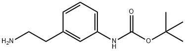 [3-(2 氨基 -乙基)-苯基]-氨基甲酸叔丁基酯 结构式