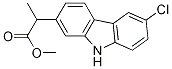 9H-Carbazole-2-acetic acid, 6-chloro-a-Methyl-, Methyl ester 结构式