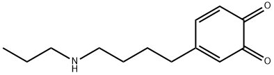 3,5-Cyclohexadiene-1,2-dione, 4-[4-(propylamino)butyl]- (9CI) 结构式