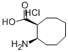 RAC-(1R,2S)-2-胺环辛烷-1-羧酸盐酸盐,顺式 结构式