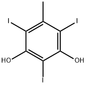 2,4,6-Triiodo-5-methylresorcinol 结构式