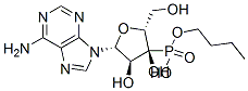 3'-(1-butylphosphoryl)adenosine 结构式