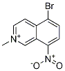 5-broMo-2-Methyl-8-nitroisoquinolin-2-iuM 结构式