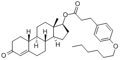 19-去甲睾酮 4-己氧基苯基丙酸酯 结构式