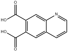 6,7-Quinolinedicarboxylicacid(9CI) 结构式