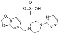 1-(3 4-METHYLENEDIOXYBENZYL)-4-(2- 结构式