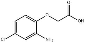 2-(2-amino-4-chlorophenoxy)acetic acid 结构式