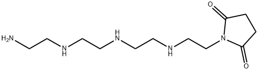 1-[2-[[2-[[2-[(2-aminoethyl)amino]ethyl]amino]ethyl]amino]ethyl]pyrrolidine-2,5-dione 结构式