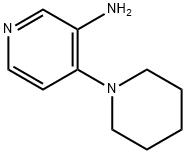 4-(哌啶-1-基)吡啶-3-胺 结构式