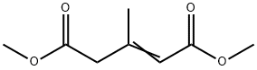 3-甲基戊-2-烯二酸二甲酯 结构式