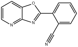2-(Oxazolo[4,5-b]pyridine-2-yl)benzonitrile 结构式