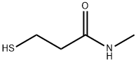 3-巯基-N-甲基-丙酰胺 结构式