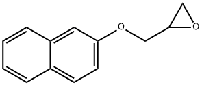 2-[(萘-2-基氧基)甲基]环氧乙烷 结构式