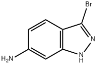 3-溴-6-氨基吲唑 结构式