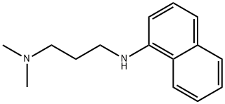 N,N-二甲基-N'-萘基丙烷-1,3-二胺 结构式