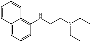 N-(1-naphthyl)-N',N'-diethylethylenediamine 结构式