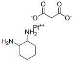 platinum(II) 1,2-diaminocyclohexane malonate 结构式