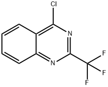 4-氯-2-三氟甲基喹唑啉 结构式