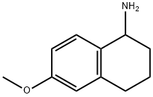 (6-甲氧基-1,2,3,4-四氢萘-1-基)胺 1HCL 结构式