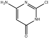 6-氨基-2-氯嘧啶-4-醇 结构式