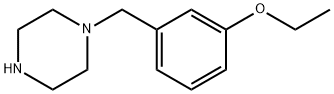 1-(3-乙氧基苄基)哌嗪 结构式