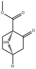 7-Azabicyclo[2.2.1]heptane-1-carboxylicacid,2-oxo-,methylester,(1S,4R)-(9CI) 结构式