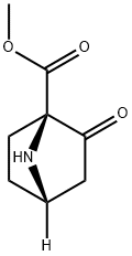 7-Azabicyclo[2.2.1]heptane-1-carboxylicacid,2-oxo-,methylester,(1R,4S)-(9CI) 结构式