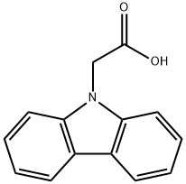 9-咔唑乙酸 结构式