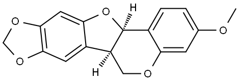 (-)-PTEROCARPIN 结构式