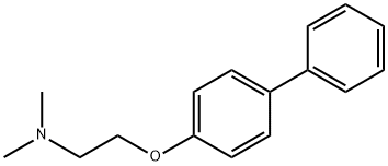 [2-(BIPHENYL-4-YLOXY)-ETHYL]-DIMETHYL-AMINE 结构式