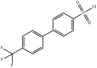 4'-三氟甲基联苯-4-磺酰氯 结构式